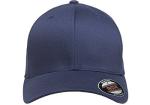 Flexfit Men's Wooly Combed Twill Fitted Baseball Cap, Navy, Large-X-Large