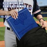 HIGHRAZON Premium Baseball Softball Scorebook, 65 Games 9+2 Extra Innings 16 Player Slots, Hard Cover Score Keeping Book for Stats, Baseball Score Book for Scorekeeper, Coach, Family (Blue)