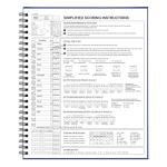 HIGHRAZON Premium Baseball Softball Scorebook, 65 Games 9+2 Extra Innings 16 Player Slots, Hard Cover Score Keeping Book for Stats, Baseball Score Book for Scorekeeper, Coach, Family (Blue)