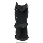 Champion Sports Universal 7.5" L Adjustable Batters Shin Guard (Set of 1) - Wrap Around Padding and Ankle/Foot Protector - Quick Release Buckles - Ages: Youth to Adult