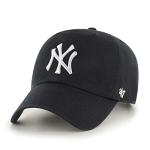 MLB New York Yankees '47 Brand Clean Up Adjustable Cap, One Size, Black