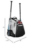 DeMarini Voodoo Junior Baseball Backpack - Team White