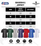 Exxact Sports Blank Baseball Jersey, Unisex Classic Button Down Softball Jersey for Men & Women, Comfortable for All-Day Wear - (Dark Green,AL)