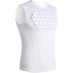 Legendfit Youth Baseball Chest Protector Padded Compression Shirt Support Softball Football Heart Sternum Guard