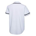 EALER BJ80 Series Mens Baseball Jersey Button Down Shirts Short Sleeve Hipster Hip Hop Sports Uniforms White