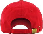 KBETHOS Red Unisex-Adults Adjustable Plain Cap. Polo Style Low Profile Cotton Baseball Hat
