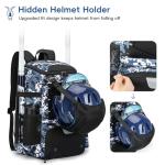 KAVIGOR Baseball Bag for Youth and Adult, Softball Backpack 40L Large Capacity, Bat Backpack with Shoes Compartment and Hidden Helmet Holder