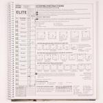 Elite Clipboards Baseball Scorebook - 50 Games Score Book Side by Side Score Keeping Book for Stats | Baseball Stat Tracking Book - High School, Middle School, Little League for Scorekeepers