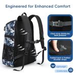 KAVIGOR Baseball Bag for Youth and Adult, Softball Backpack 40L Large Capacity, Bat Backpack with Shoes Compartment and Hidden Helmet Holder