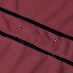 TKJPYWYH Blank Baseball Jersey Button Down Shirts,Men's Hip Hop Plain Short Sleeve Sports T Shirts S-3XL (#Burgundy, Large)