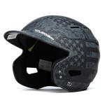 Boombah DEFCON Batting Helmet Sleek Profile USA Clandestine Navy/White/Red - Size Junior 6 1/4" - 7"