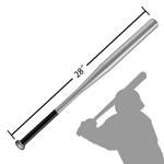 Tuggui Baseball Bat Steel with Carrying Bag (32 in, Silver)