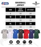 Exxact Sports Blank Baseball Jersey, Unisex Classic Two Button Softball Jersey for Men & Women, Comfortable for All-Day Wear - (Black, AL)