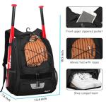 Goloni | Baseball Backpack Bag For Adult and Youth Baseball & Softball Equipment Bags Bat bag | shoes compartment & Fence Hook