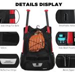 Goloni | Baseball Backpack Bag For Adult and Youth Baseball & Softball Equipment Bags Bat bag | shoes compartment & Fence Hook