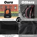 Goloni | Baseball Backpack Bag For Adult and Youth Baseball & Softball Equipment Bags Bat bag | shoes compartment & Fence Hook