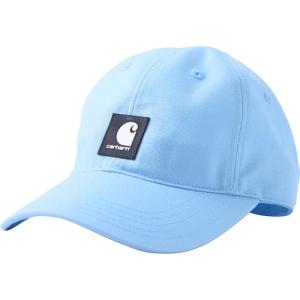 Carhartt Kids' Signature Canvas Baseball Cap Hat, Baltic Sea Blue, Child/Youth, One Size