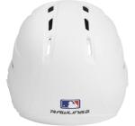 Rawlings | R16 REVERSIBLE EXT | Matte Batting Helmet | Reversible Face Guard | Junior (6 3/8" - 7 1/8") | Matte White