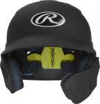 Rawlings | MACH ADJUST Batting Helmet with Extension Flap | Right Hand Batter | Junior (6 3/8" - 7 1/8") | Matte Black