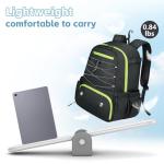 MATEIN Baseball Bat Bag for 4 Bats with Ball Pocket, Lightweight Youth Baseball Backpack with Shoe Compartment, Large Capacity Softball Equipment Bag with Fence Hook for TBall Gear, Helmet,Glove,Black