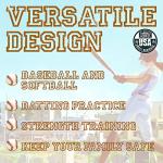 Genuine Solid Beech Wood Baseball Bat - 27 Inch 19 Oz - Youth Baseball Bats, Tball Bat, Self Defense, Weight Training, and Pickup Games - Classic and Timeless Design - KOTIONOK