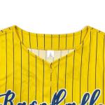 Women Funny Baseball Jersey Baseball Fan Shirt Baseball Mama Graphic Button Down Tops