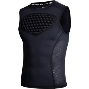 COOLOMG Youth Chest Protector Baseball Padded Shirt Softball Heart Guard T Ball Sternum Protection