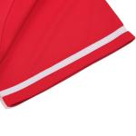 Pullonsy Blank Baseball Jersey for Men Women Hip-Hop Hipster Shirts Button Down Party Tops,White Stripe Red Jersey,Size S