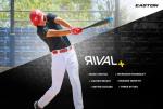 Easton | RIVAL+ Piped Baseball Pant | White/Black | Youth | Large