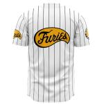 KUYBOBCEL The Furies Movie Baseball Jersey for Men and Women Stitched Shirts, White 3XL