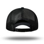 American Flag Trucker Hat - Snapback Hat, Baseball Cap for Men Women - Breathable Mesh Side, Adjustable Fit - for Casual Wear Dark Gray/Black