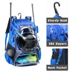 VIGEGARI Youth Baseball Backpack for Boys, Bat Bag, Softball Bag, T-Ball, Softball Equipment & accessories for Bat, Glove Holder, Helmet, Shoes Compartment, Baseball Gifts for Youth and Adults.