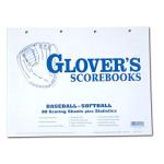 Glovers Scorebooks Baseball/Softball Scoring and Stats Sheets (30 Games)