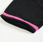 Repawu Men's Blank Baseball Jersey, Hip Hop Button Down Baseball Shirt, Custom Short Sleeve Sports Uniform (US, Alpha, Medium, Regular, Regular, Black-Pink)