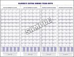 Glovers Scorebooks Baseball/Softball Scoring and Stats Sheets (30 Games)