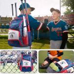 VIGEGARI Baseball & Softball Bag for Youth & Adult with 4 Bat Sleeves, Shoe Compartment, Baseball Backpack for T-Ball, Softball Equipment, Baseball Gear, Boys 8-12