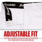 Franklin Sports Classic Fit Deluxe Youth Baseball Pants, Medium, White