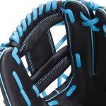 Rawlings | Exclusive Select Series Youth Baseball Glove | 11.5 Inch | I Web | Right Hand Throw | Black/Columbia Blue
