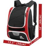 Hsmihair Baseball Bag - Baseball Backpack Holder, Large Main Compartment,T-Ball & Softball Equipment & Gear for Youth and Adults,Holds Bats, Helmet, Gloves