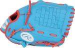 Rawlings | Player's Series Youth Baseball Glove | 10.5" | Right Hand Throw | Columbia Blue/Scarlet
