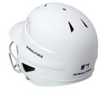 Rawlings | COOLFLO HIGHLIGHTER Batting Helmet | Face Guard Included | One Size Fits Most 6 1/2"-7 1/2" | Matte White