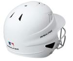 Rawlings | COOLFLO HIGHLIGHTER Batting Helmet | Face Guard Included | One Size Fits Most 6 1/2"-7 1/2" | Matte White