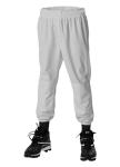 Alleson Athletic Youth Pull on Baseball Pants, Grey, Small