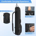 GOBUROS Baseball Bat Bag for 3-4 Baseball Bats, Bat Bag with Fence Hook and Adjustable Shoulder Strap, Suit for Baseball, Softball, T-ball Bat