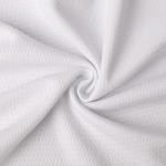 NJKA Blank Plain Hip Hop Hipster Button Down Baseball Jersey, Short Sleeve Active T Shirts (White, X-Large)