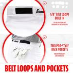 Franklin Sports Classic Fit Deluxe Youth Baseball Pants, Medium, White