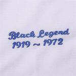 Men's Black Legend Baseball Jersey Number 42 Vintage Embroidered Retro Button Down Shirts (White,XX-Large)