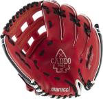 MARUCCI Caddo Series V2 Baseball Glove, 12.00", H-Web, Right Hand Throw,Red/Black