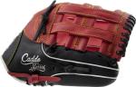 MARUCCI Caddo Series V2 Baseball Glove, 12.00", H-Web, Right Hand Throw,Red/Black