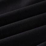 EALER BJW80 Womens Button Down Baseball Jersey, Blank Softball Team Uniform, Hip Hop Hipster Plain Tshirts Short Sleeve Active Tee Shirts Black